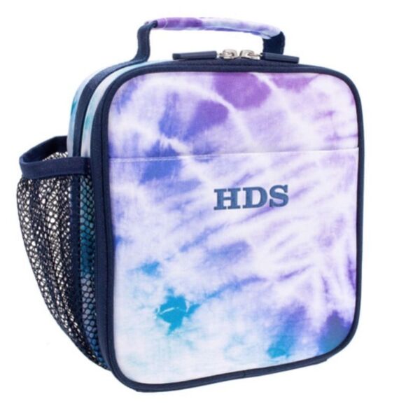 Pottery Barn Teen Gear-Up Purple/Navy Laguna Recycled Tie-Dye Backpack&Lunchbox - Picture 3 of 16